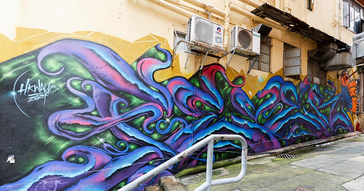 Mural by FEVER at Graffiti Lane