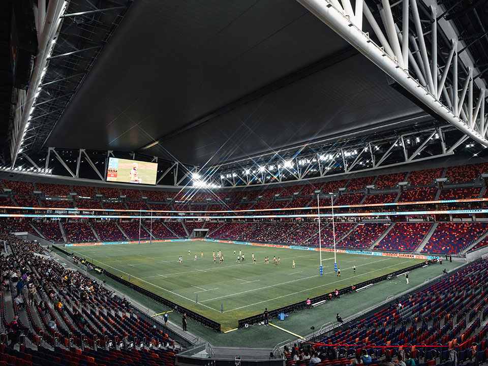 Inside of Kai Tak Stadium