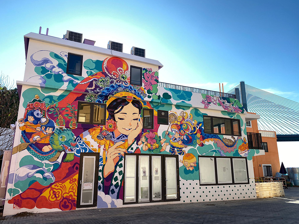 Large wall murals