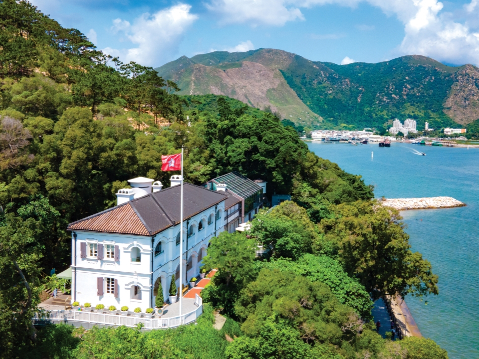 Aerial view of the Tai O Heritage Hotel.