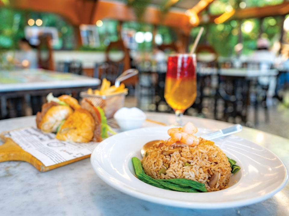  meal served at the Tai O Heritage Hotel.