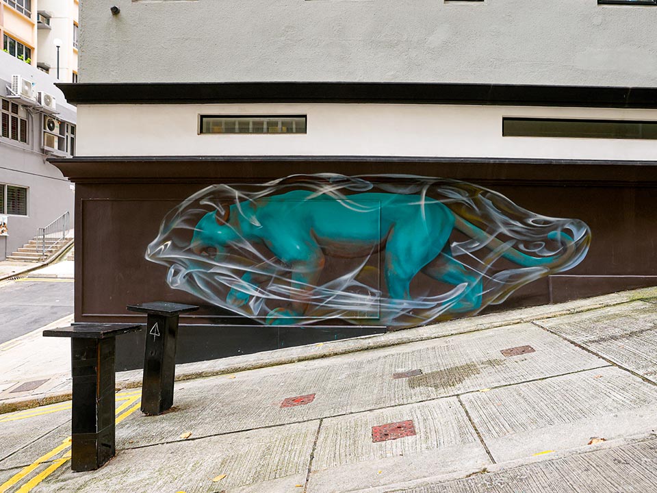 Mural by Vance at Po Hing Mansion