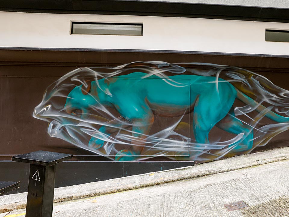 Mural by Vance at Po Hing Mansion