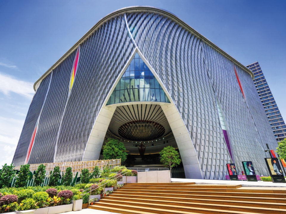 Exterior view of the Xiqu Centre