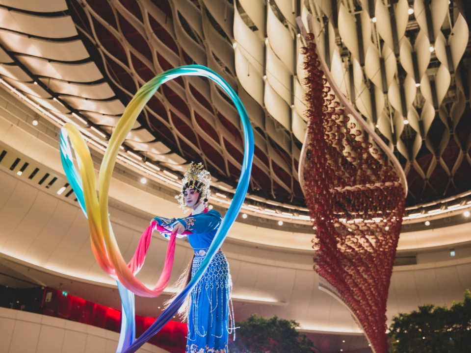  A Cantonese opera performer at the Xiqu Centre