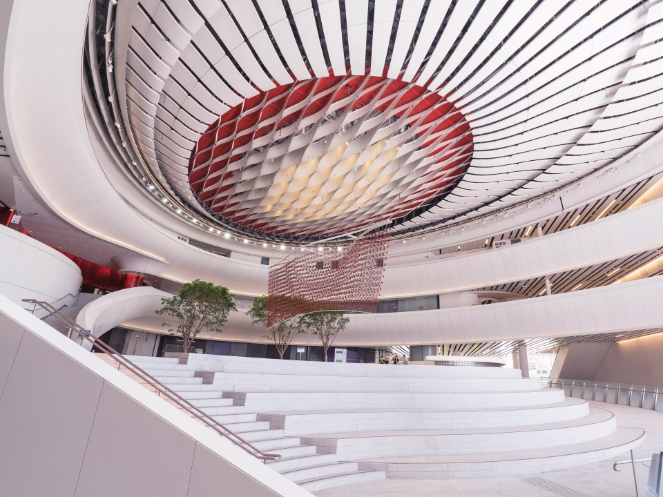 Interior view of the Xiqu Centre