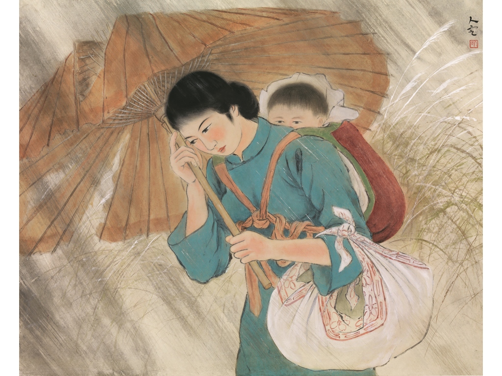 canton-modern_mother-and-son-in-the-rain_1024-0325144259