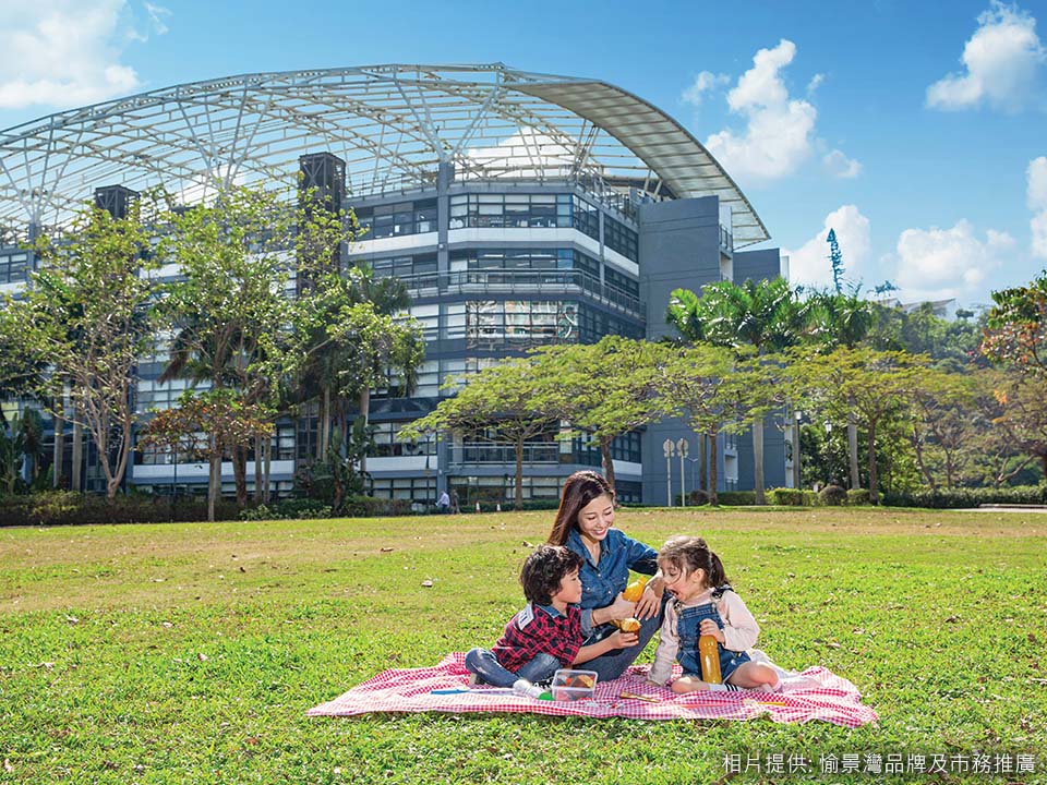 中央公園是不少家庭野餐的好去處