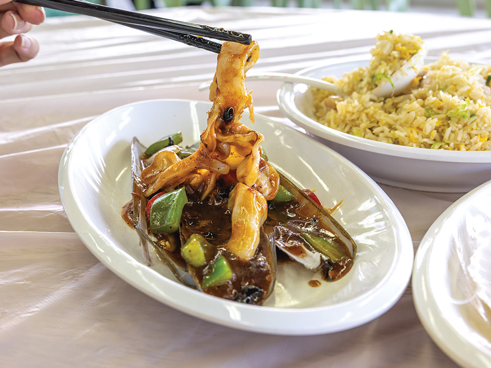 布袋澳的海鮮盛宴