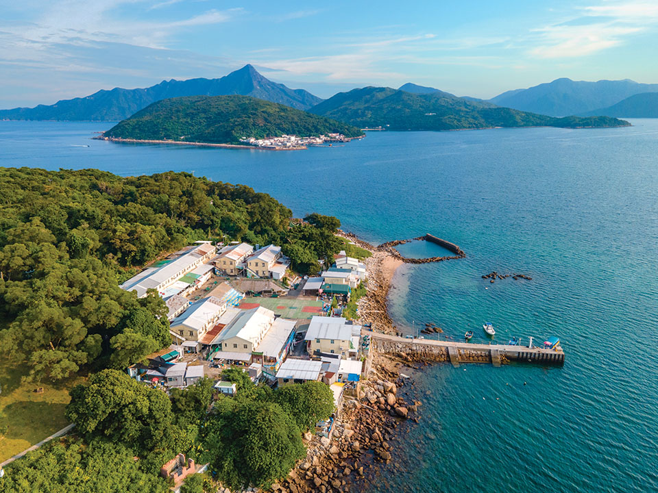 漁民新村（New Fishermen’s Village）の鳥瞰図