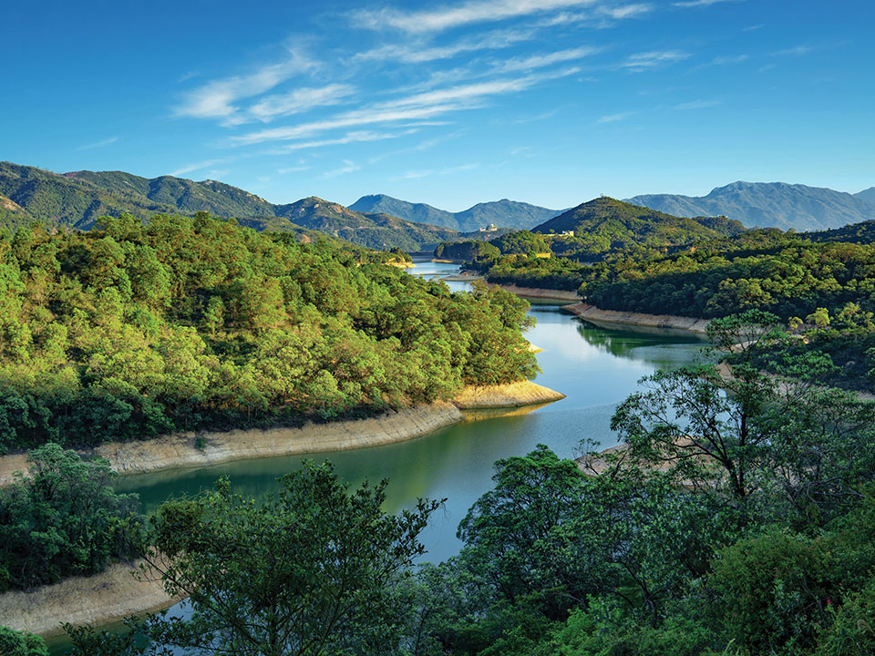Tai Lam Chung Reservoir is a popular Instagrammable spot