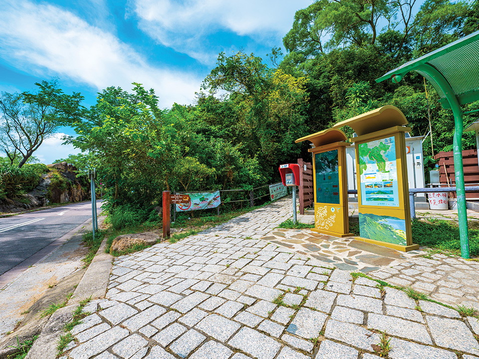 Map and guide for tourists