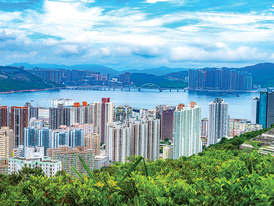 A Panoramic view of the city