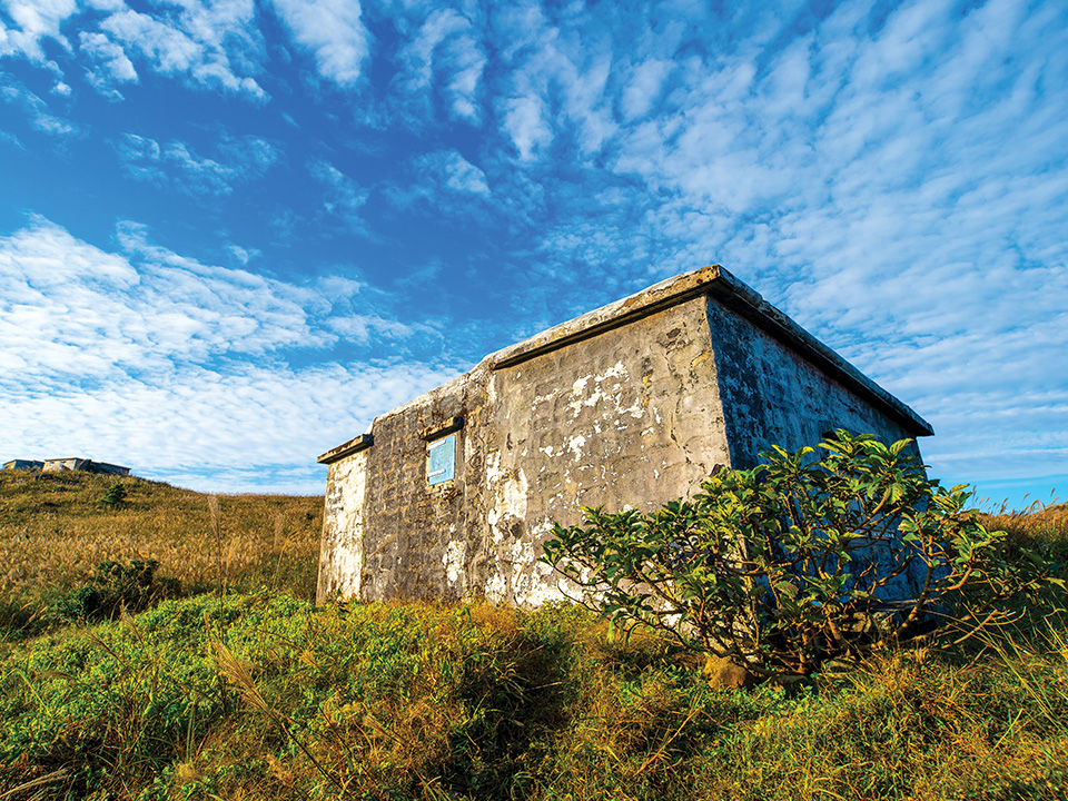 A stone cabin at Lantau Mountain Camp