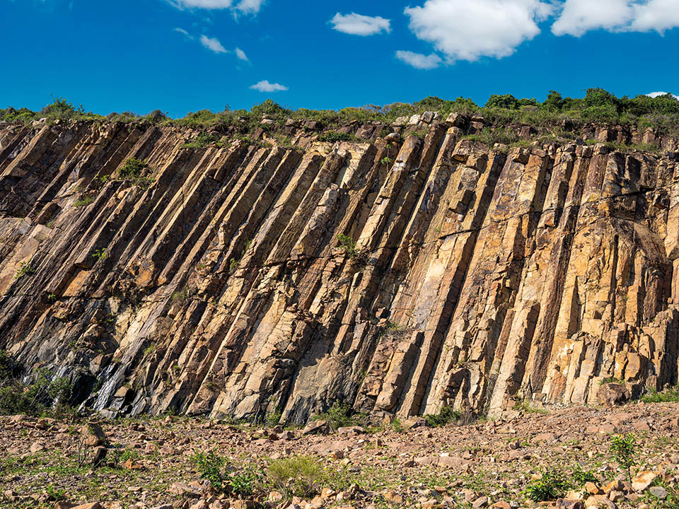 六角形岩柱（Hexagonal Rock Columns）