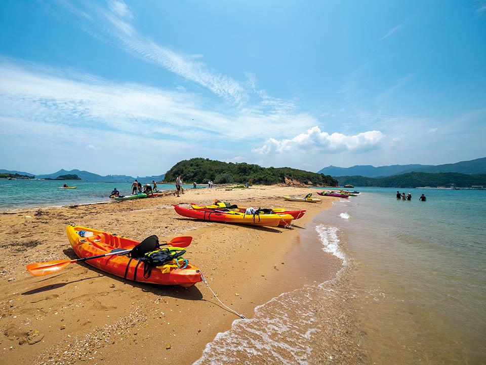 Pak Sha Chau, Kayaking