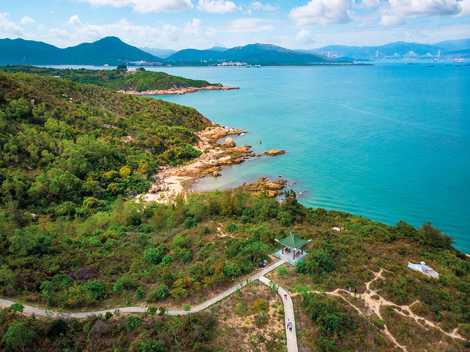 Ngan Chau Tsai Pavilion, Island