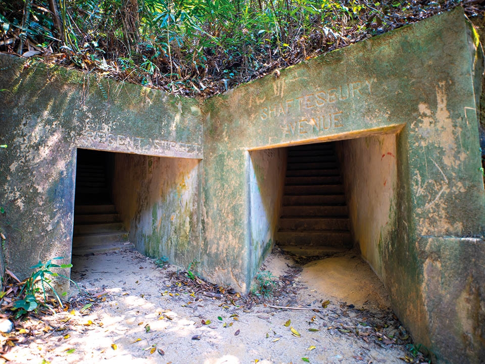 城門戰地遺跡徑上遺跡