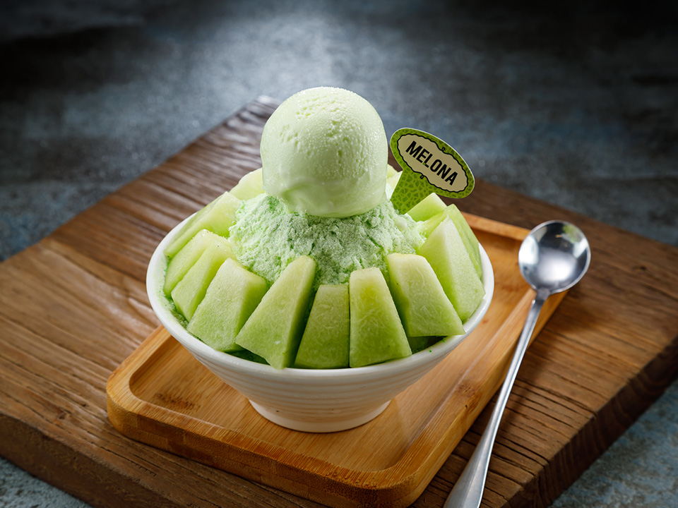 Nun Desserts Cafe的蜜瓜雪奶造型吸引，而且層次口感豐富。