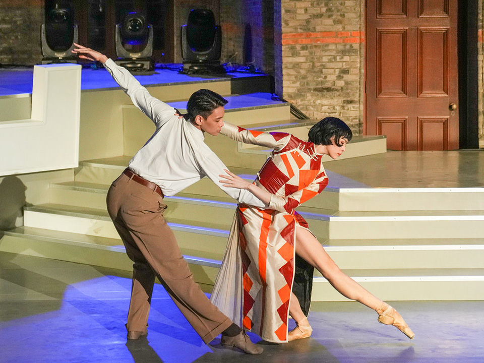 Audiences enjoying a live dance performance at the Hong Kong Arts Festival.