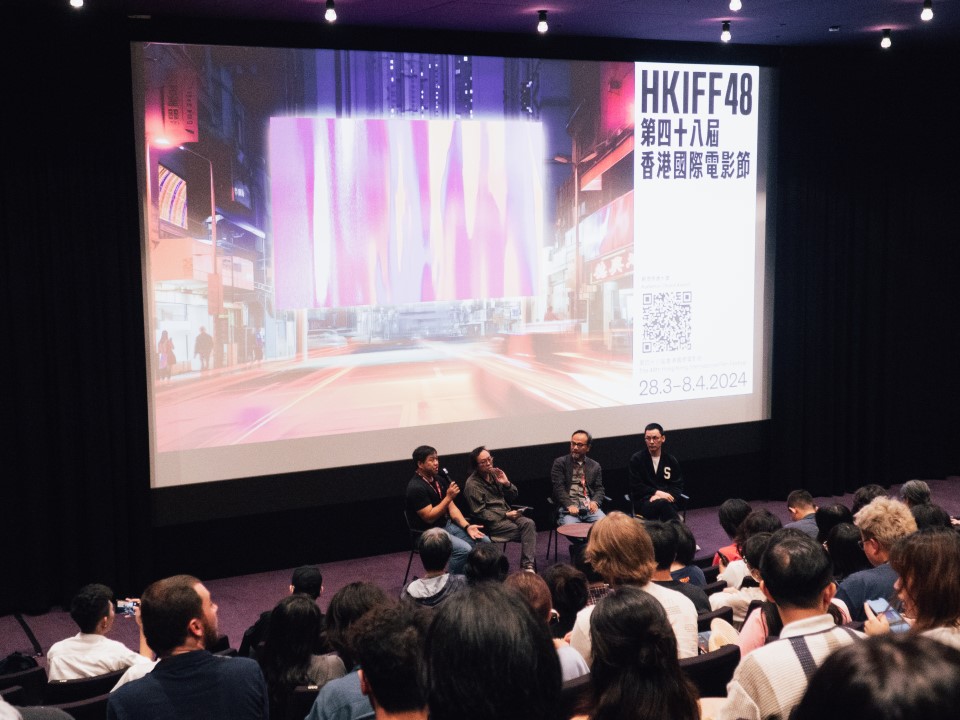 Actors/directors meeting with audiences at the Hong Kong International Film Festival.