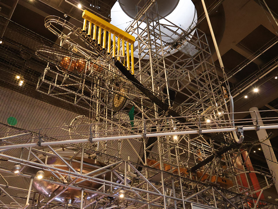 The museum’s most iconic exhibit is the 22-metre ‘Energy Machine’.