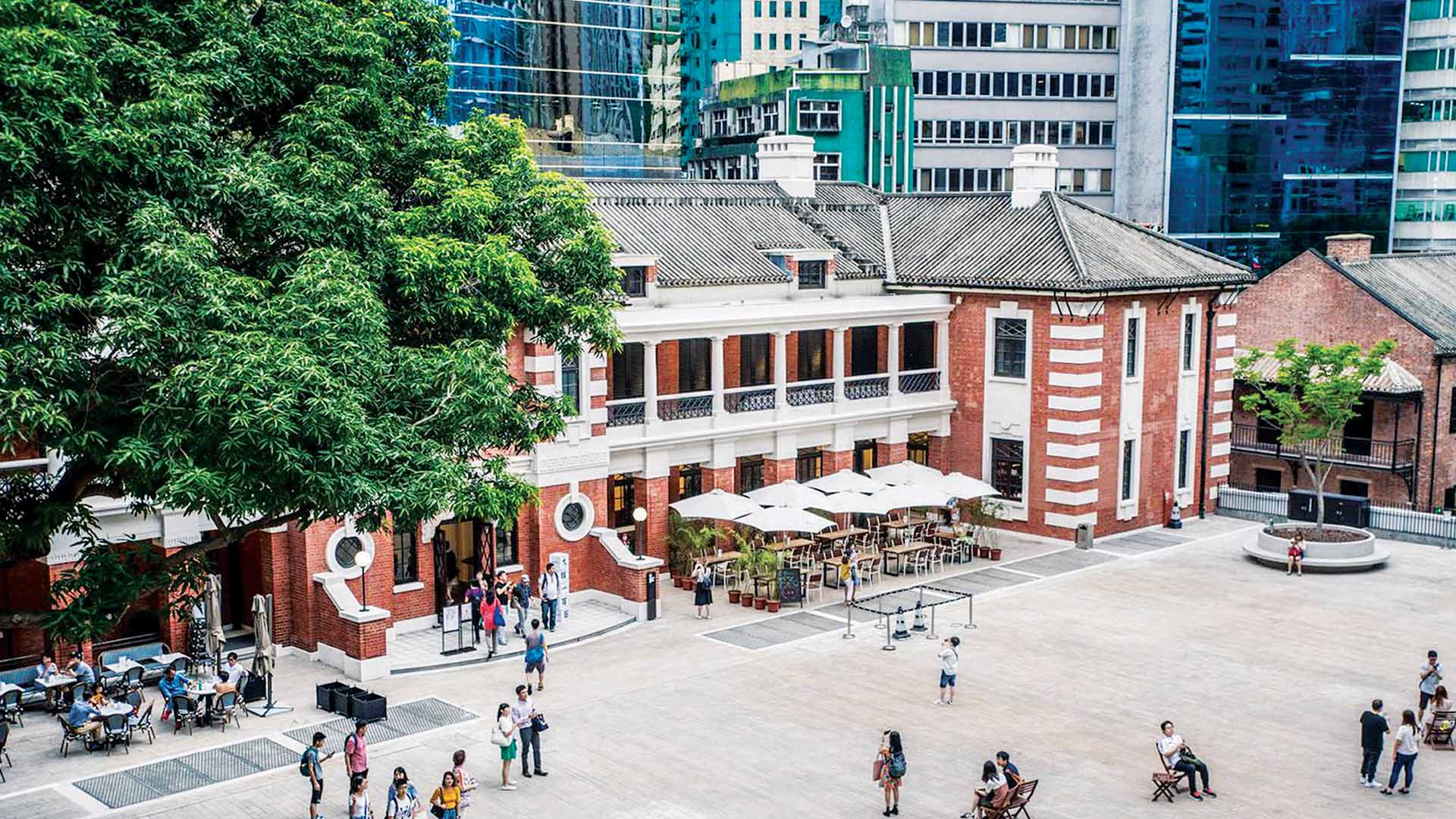 The historic building of Tai Kwun in Central