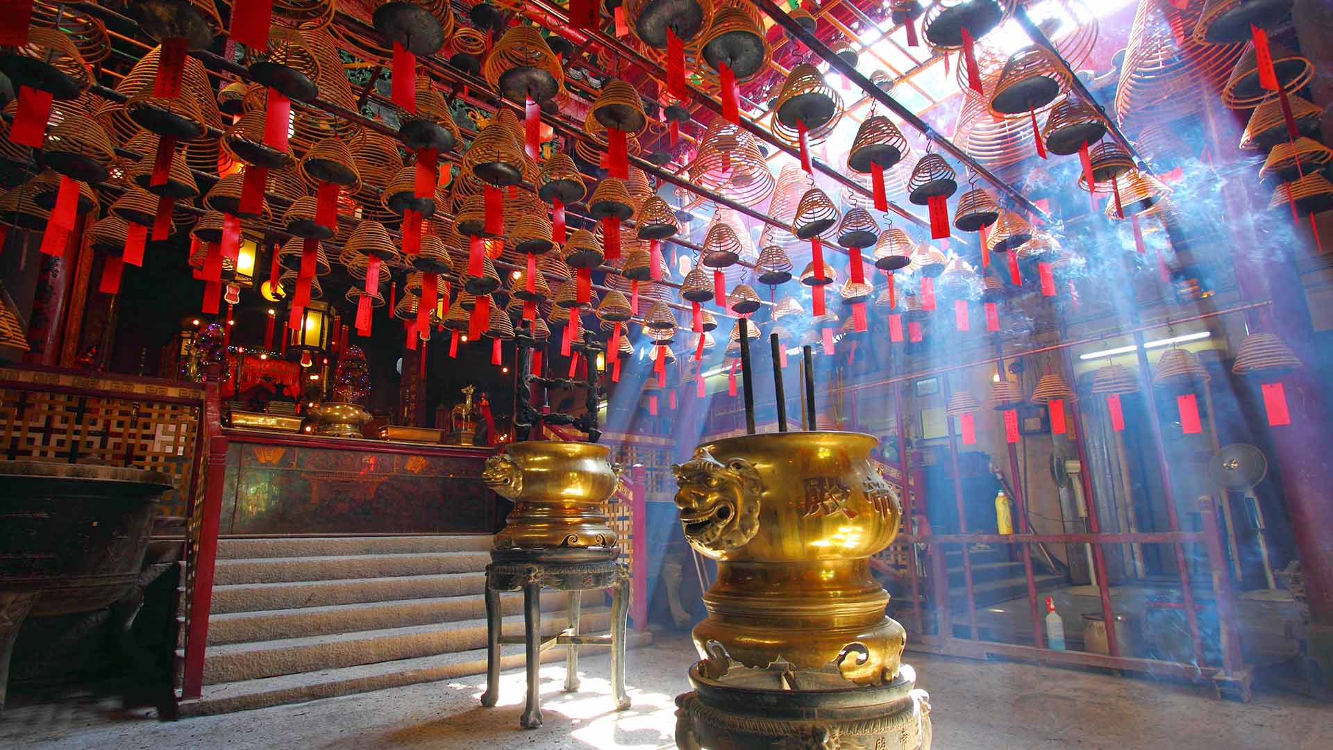 Man Mo Temple on Hollywood Road