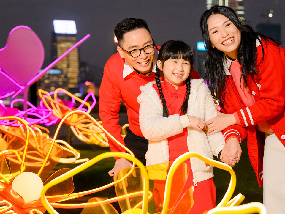 與摯愛家人歡度香港農曆新年