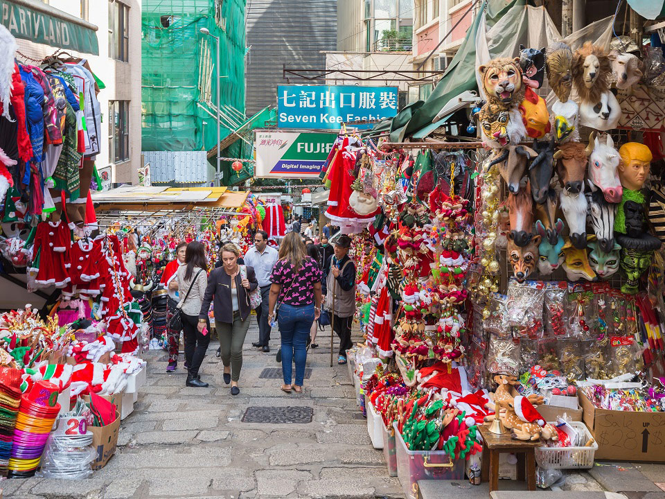 At Pottinger Street, you can find plenty of Christmas decorations and outfits