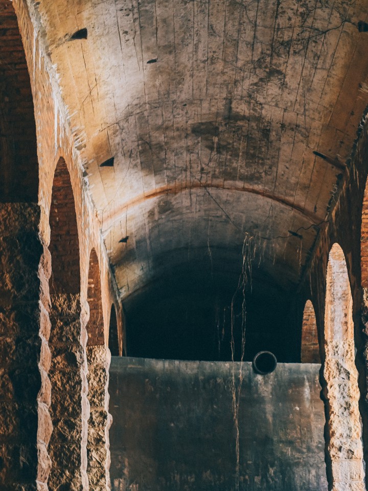 The concrete cove ceiling of the Ex-Sham Shui Po Service Reservoir
