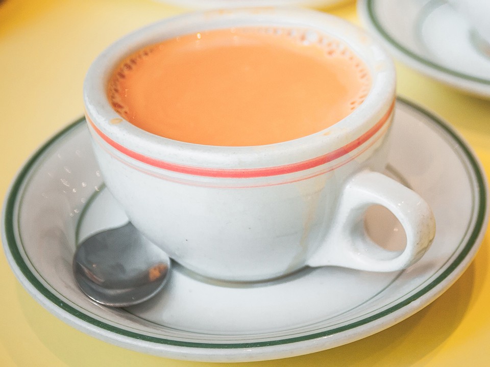 A cup of Hong Kong-style milk tea.