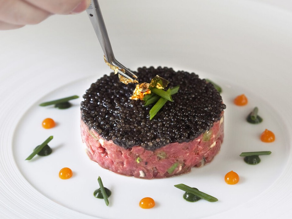 Land and sea tartare from Caprice.