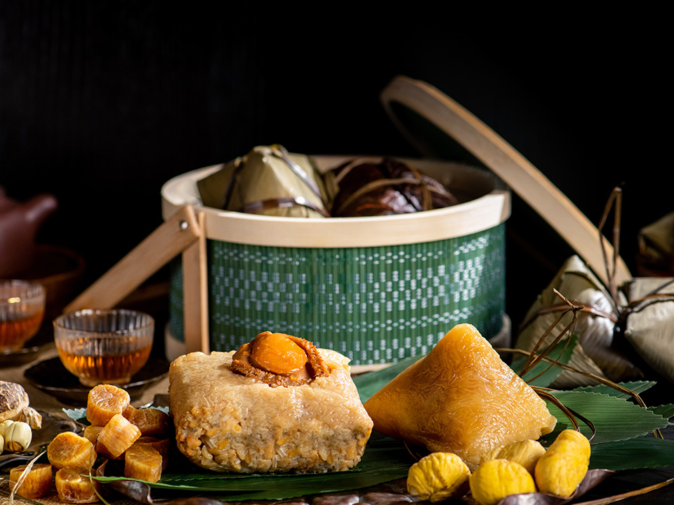 Premium zongzi from Rosewood Hong Kong
