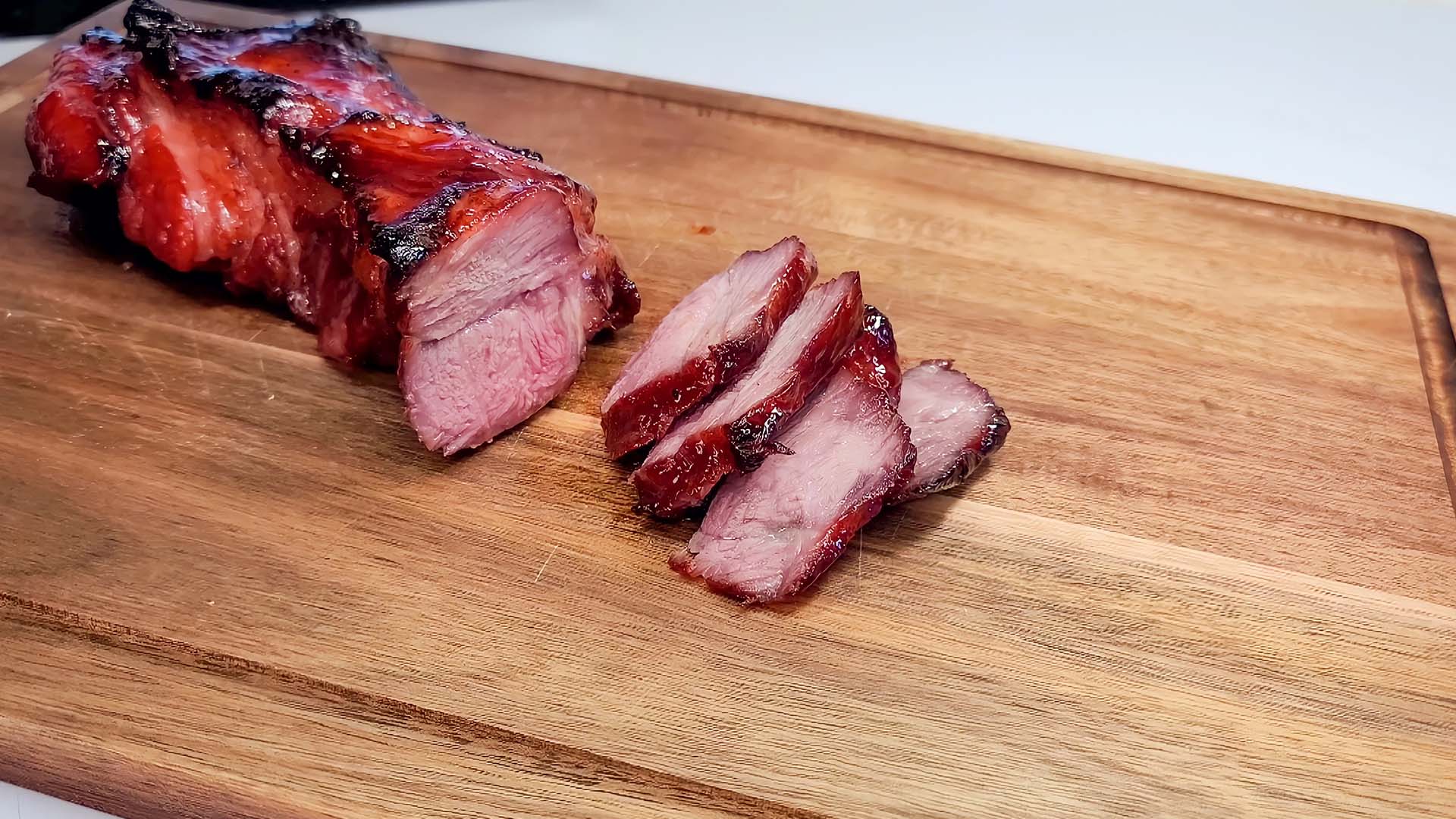 barbecued meats is a common sight in the city