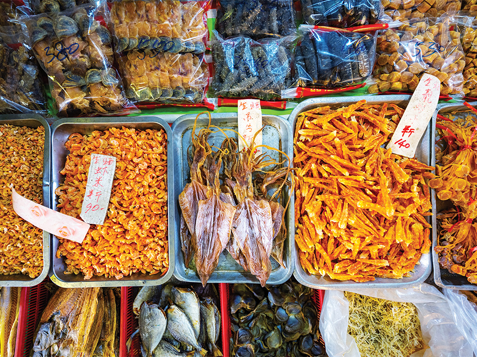 A Wide Variety of Dried Seafood 