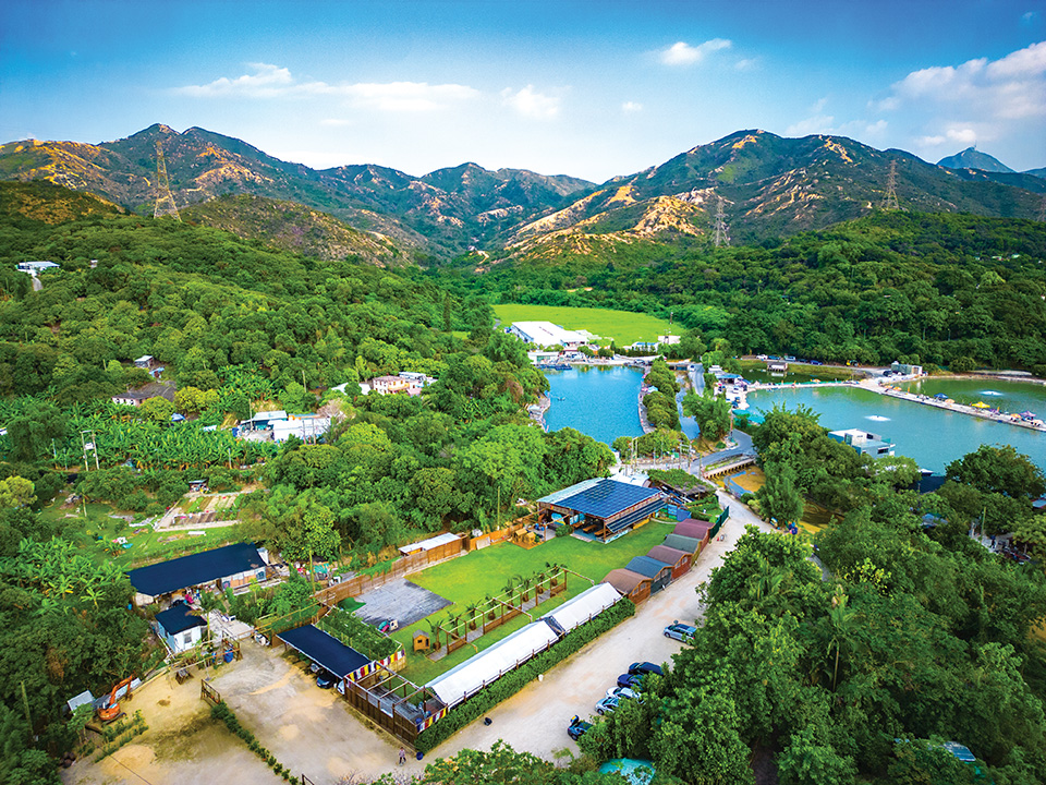 Aerial Shot of Sheung Pak Nai