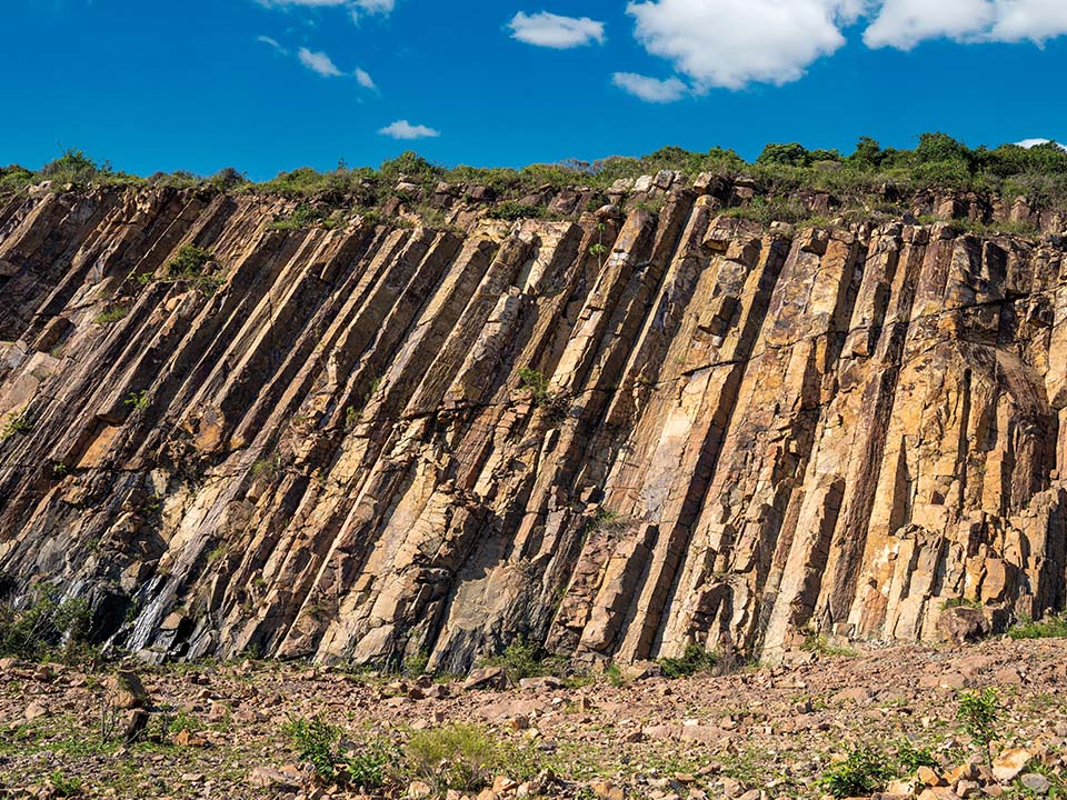 High Island Reservoir is famous for unique rock formations