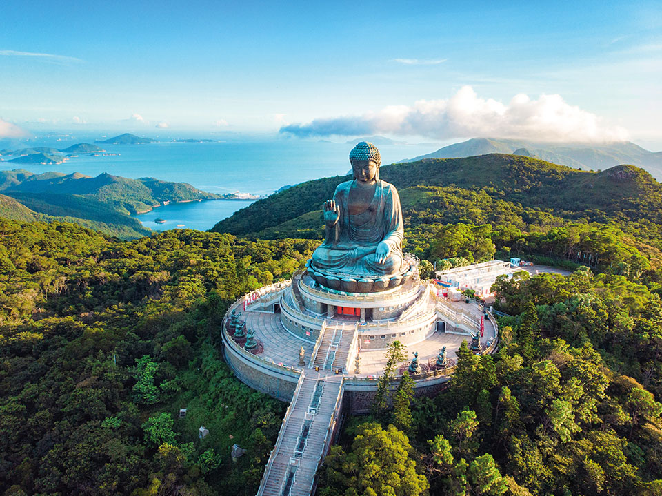 Visit Ngong Ping for a scenic jouney to Zen