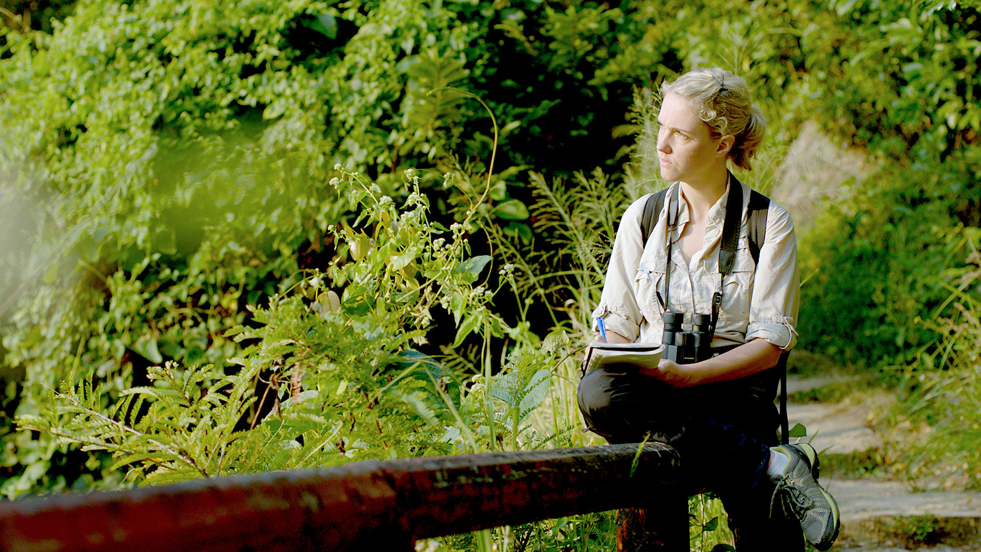 Andersson in recommended hiking trail