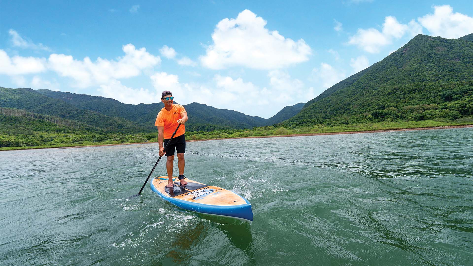 Water sports enthusiast Edmund