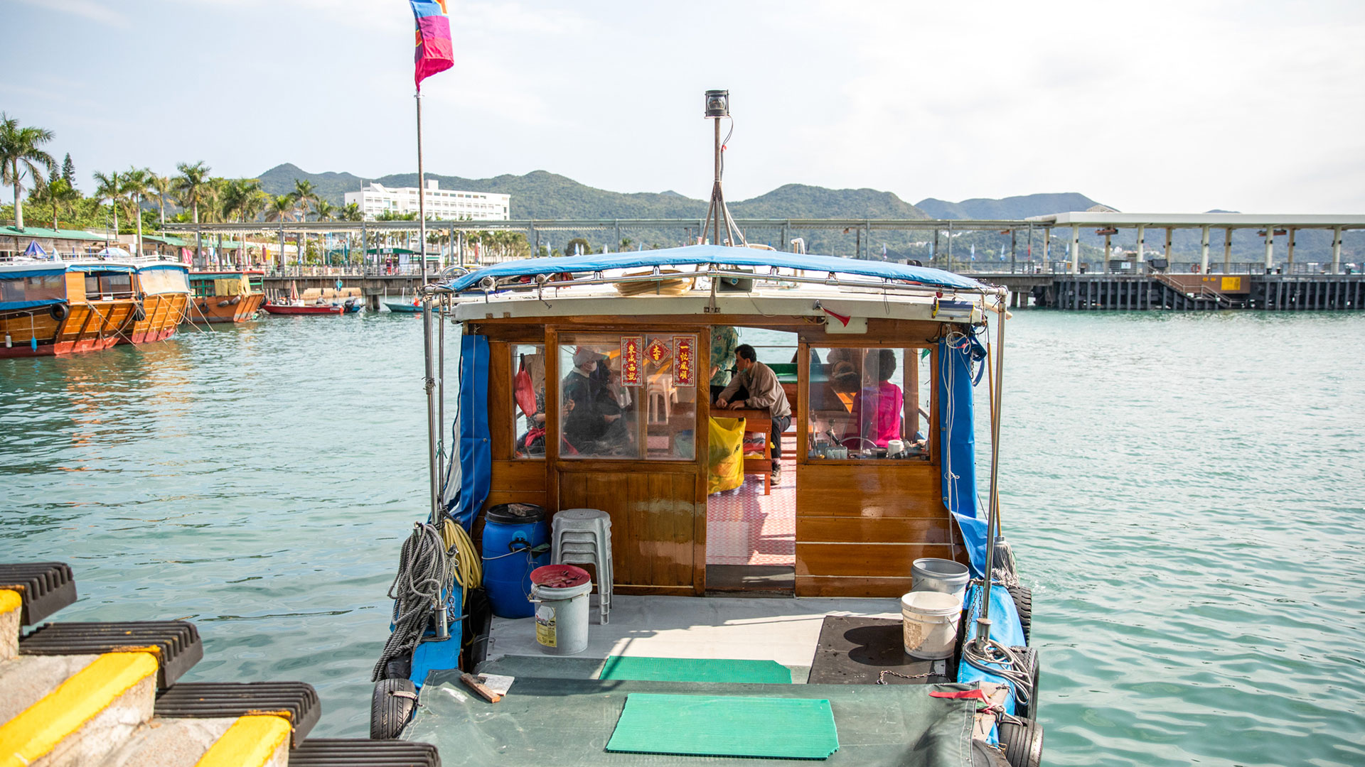 Yim Tin Tsai ferry depart from Sai Kung waterfront