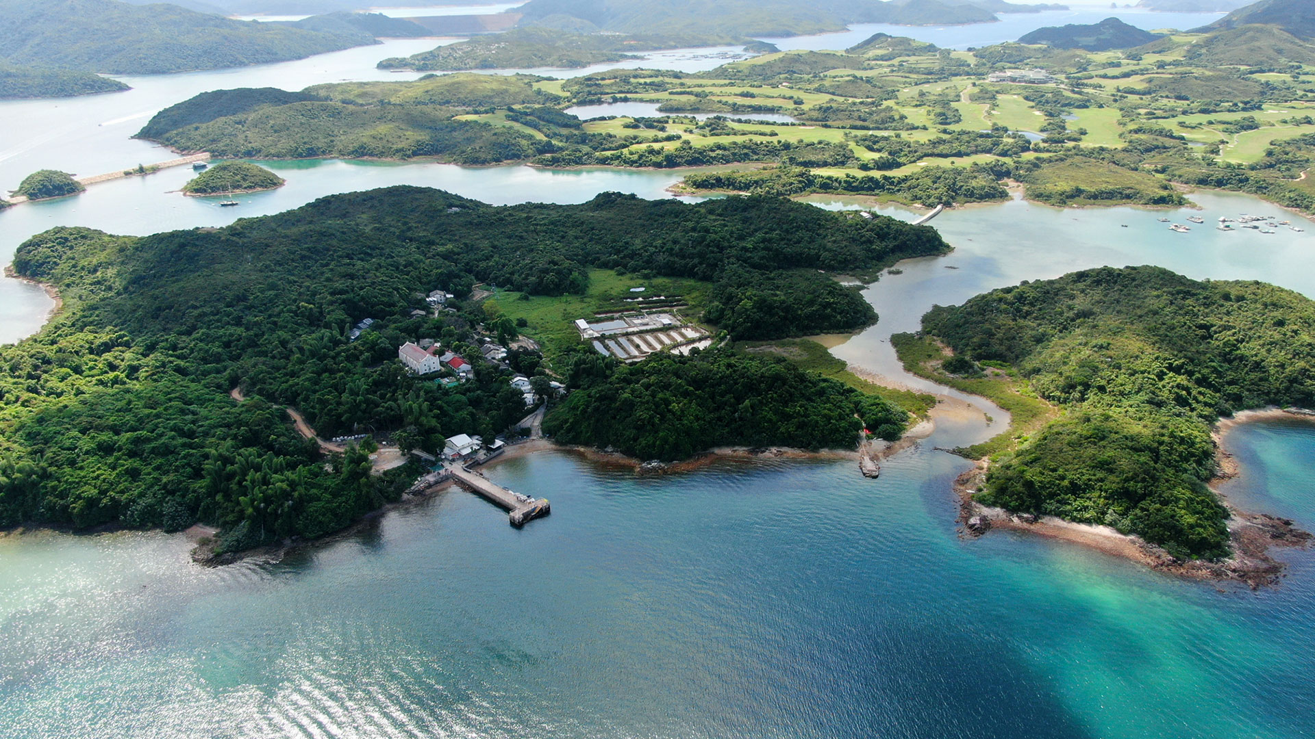 Yim Tin Tsai Drone view