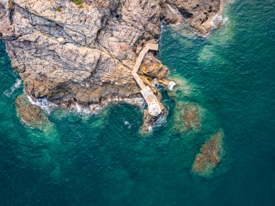 Bird’s eye view over Tung Lung Chau