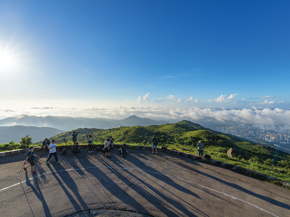 Sightseeing Spot on Tai Mo Shan Peak