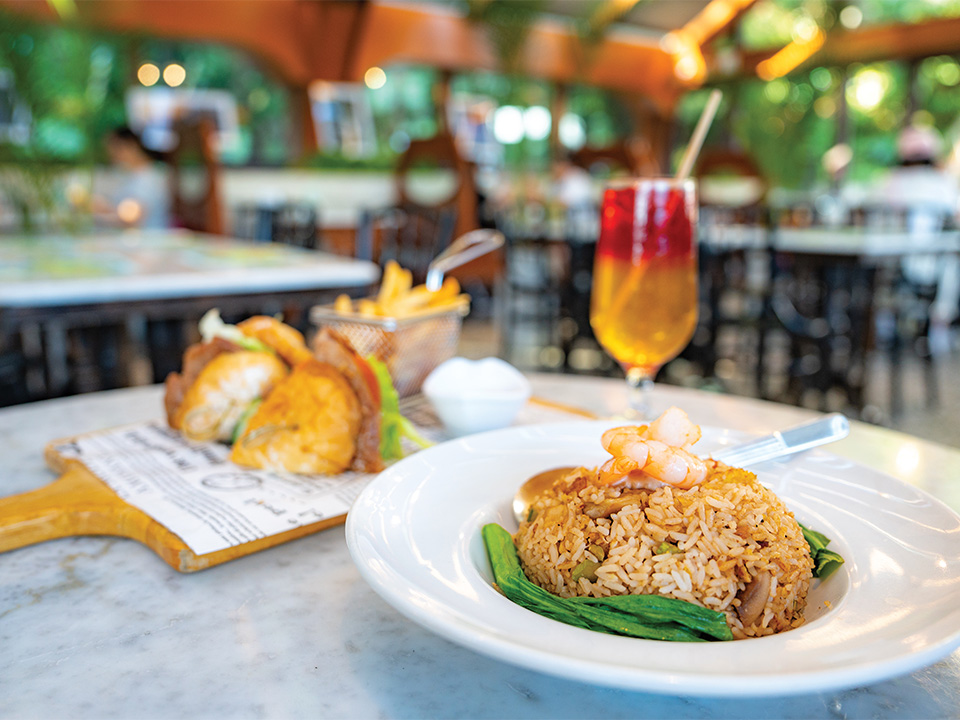 Dining in the Heritage Hotel