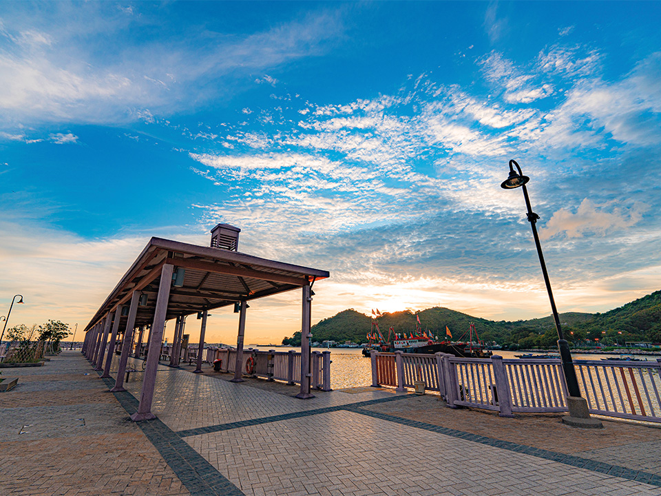 Ferry Pier at Sunset