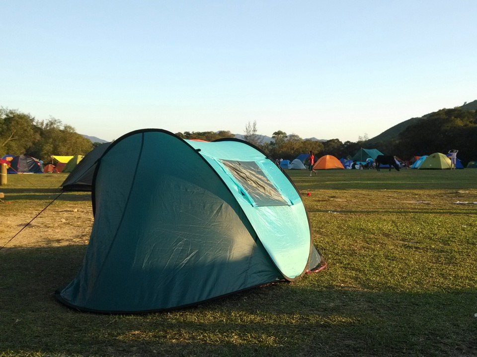 Camping in Hong Kong
