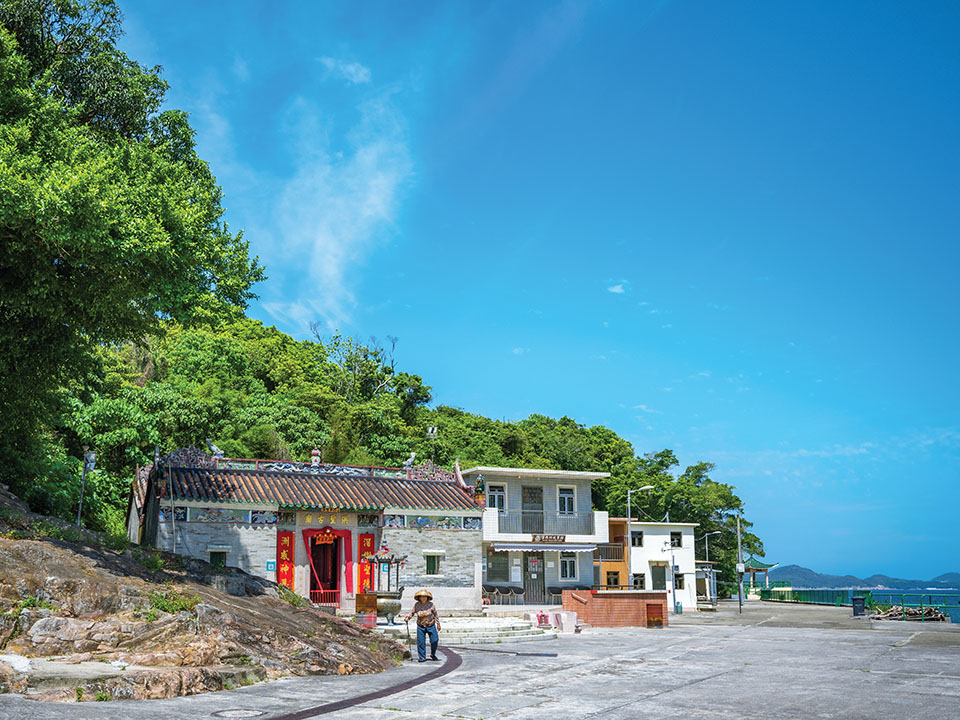 De Hung Shing Tempel op Kau Sai Chau