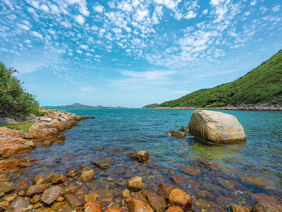 滘西洲（Kau Sai Chau）の瑤柱石（Scallop Rock）